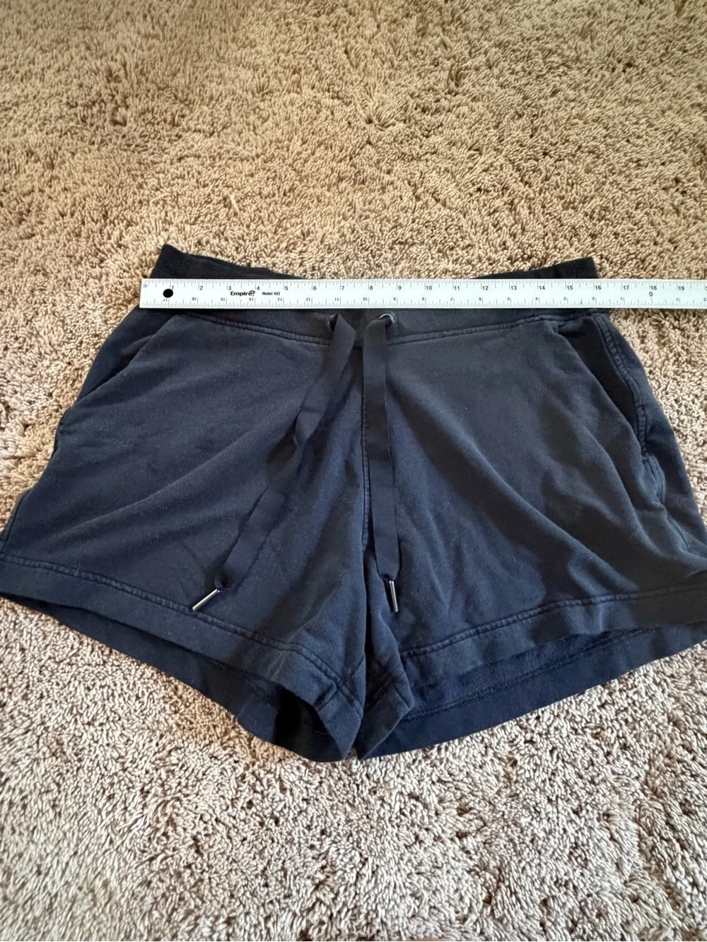 Large Athleta balance drawstring shorts Black Women's Lounge